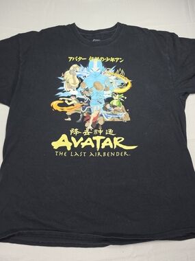 Avatar: The Last Airbender Graphic Tee Black XL